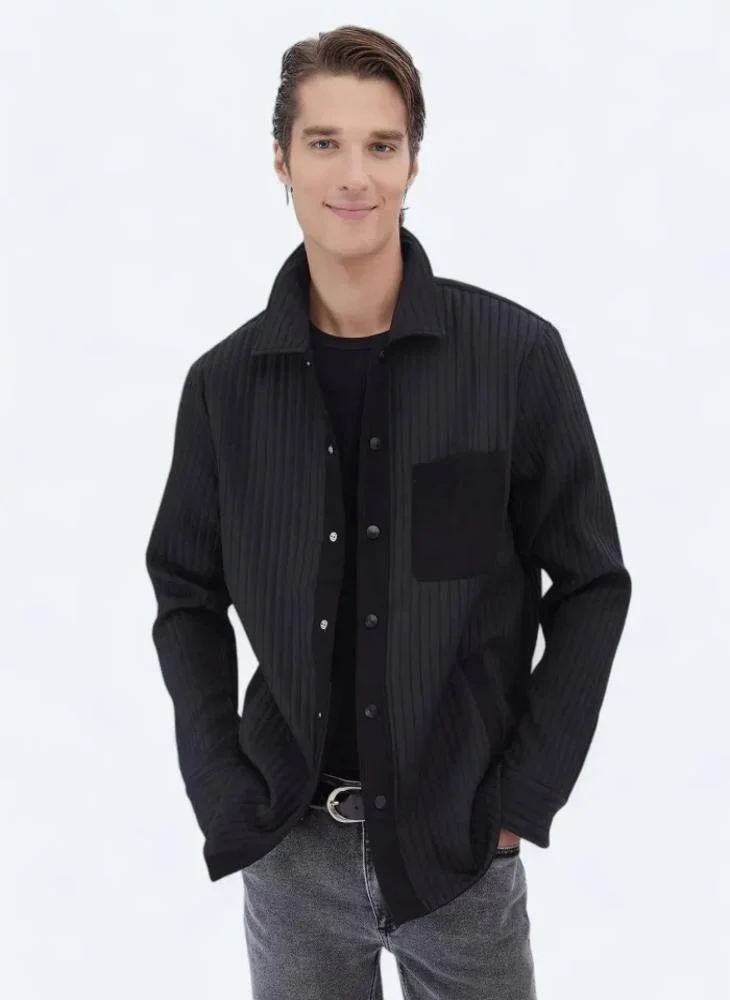 Kip Black Overshirt