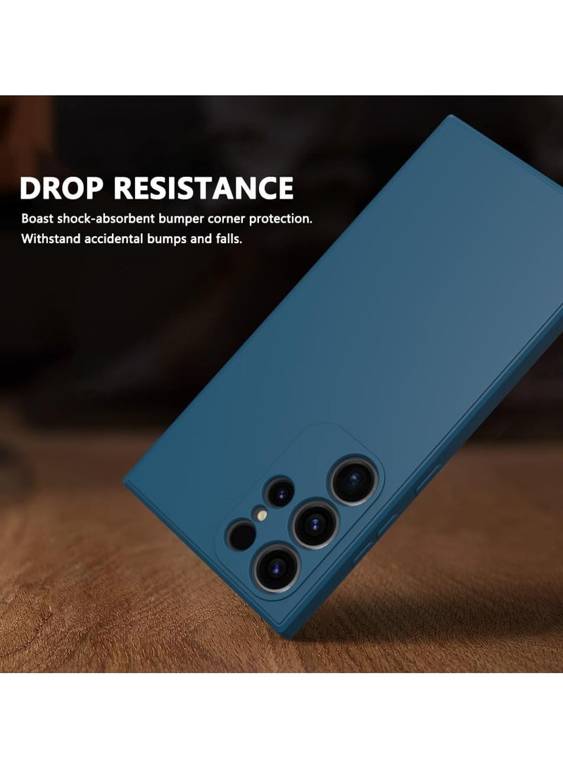 DUSALA Case for Samsung Galaxy S25 Ultra Soft Silicone Cover Shockproof Matte Finish Back Cover Inner Fabric Lining with Camera Protection Case for Galaxy S25 Ultra - Image 4