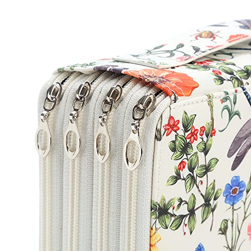 Lbxgap Portable Colored 200 Slots Pencil case Organizer with Printing Pattern for Watercolor Pens or Markers, Pencil Case Organizer for Artist - Image 5