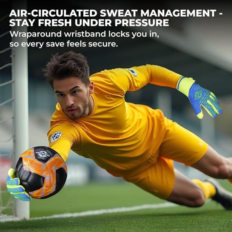 Nivia Latex Ashtang Goalkeeper Gloves - Image 4