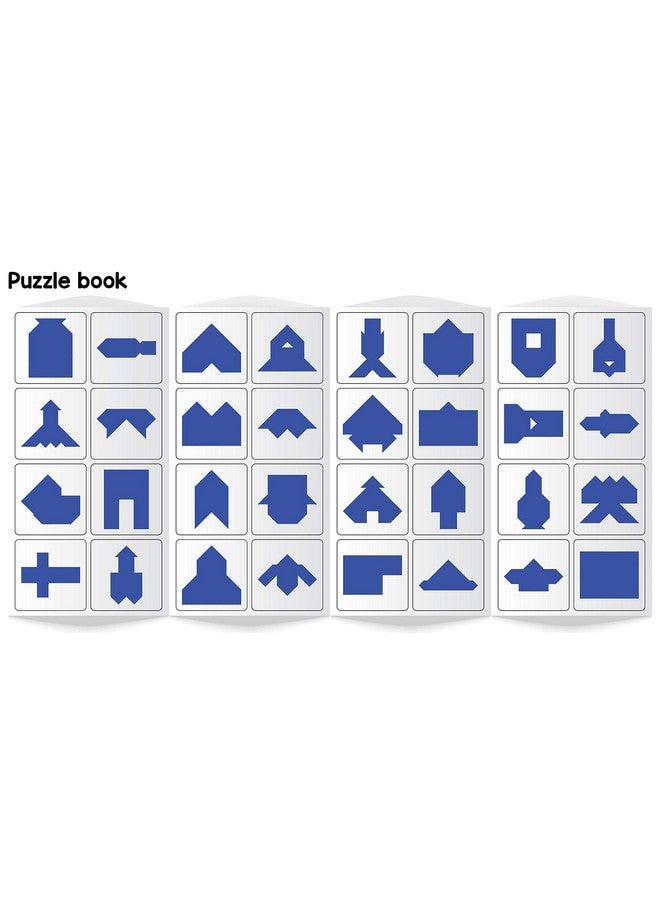 Play Panda Brain Booster Type 1 (Junior) - 56 Puzzles Designed to Boost Intelligence - with Magnetic Shapes, Magnetic Board, Puzzle Book and Solution Book - for 7 8 9 10 Upto 15 Years,Red - Image 5