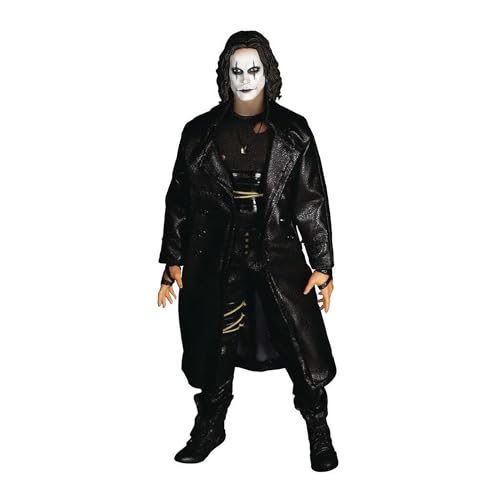 Mezco The Crow One12 Action Figure Eric Draven 100 Plastic in Gift Box Manufacturer MultiColour H858210 - Image 1