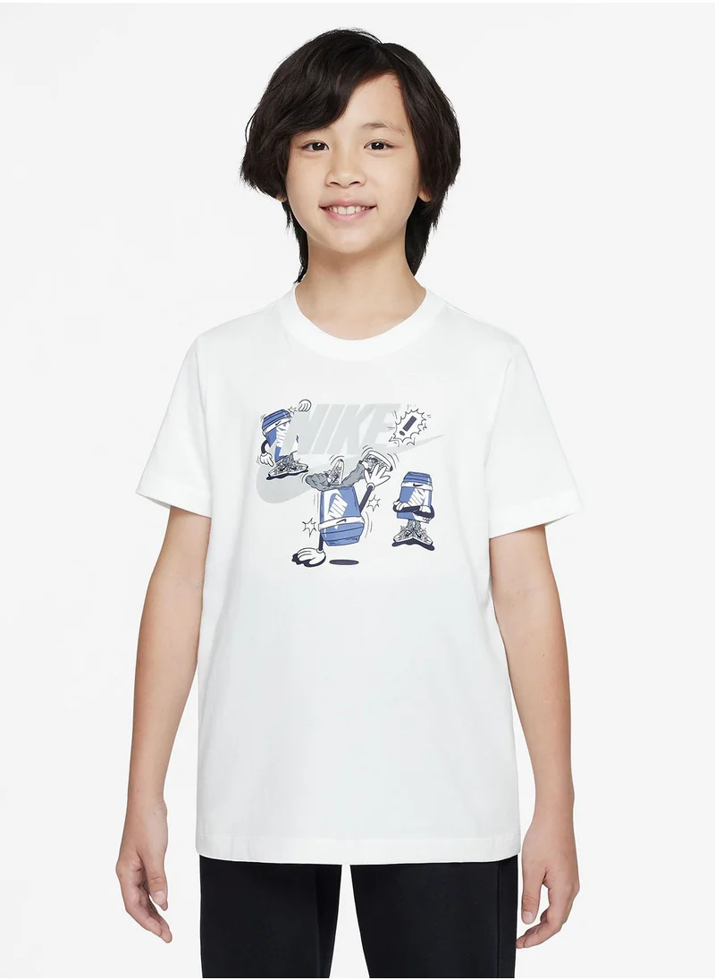 Nike Nsw Boxy Break Dance Graphic T-Shirt