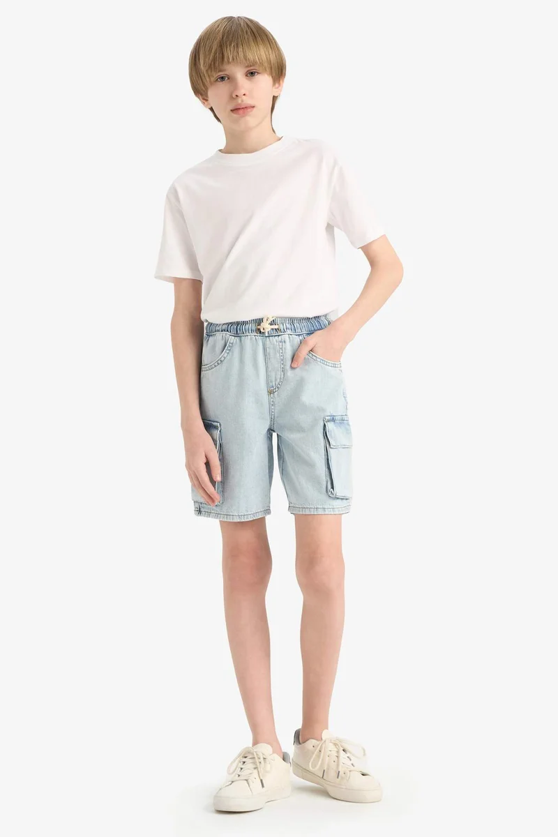 ديفاكتو Boy Denim Shorts