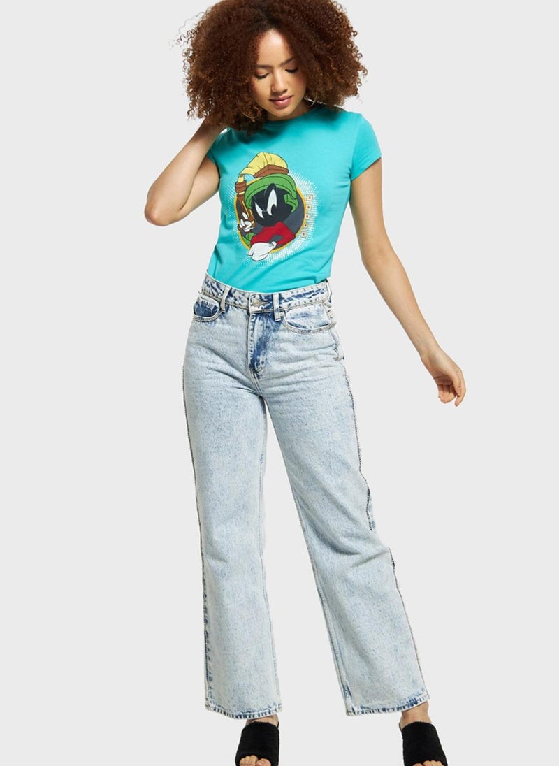 SP Characters - Looney Tunes Print T-Shirt - Image 1