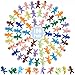 ZZYFGH 100 Mini Plastic Baby 10 Colors Tiny Baby Figurines for Baby Shower Ice Cube Game Bulk Small King Cake Babies Dolls 1 Inch Little Babies - Image 3