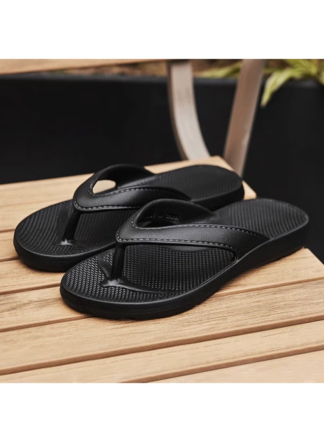 Guoluofei Men's Flip-flops, Soft Sole, Non-slip, Summer, Thong Sandals, Outdoor Sports Beach Shoes For Women, Blue, Size 36-37
