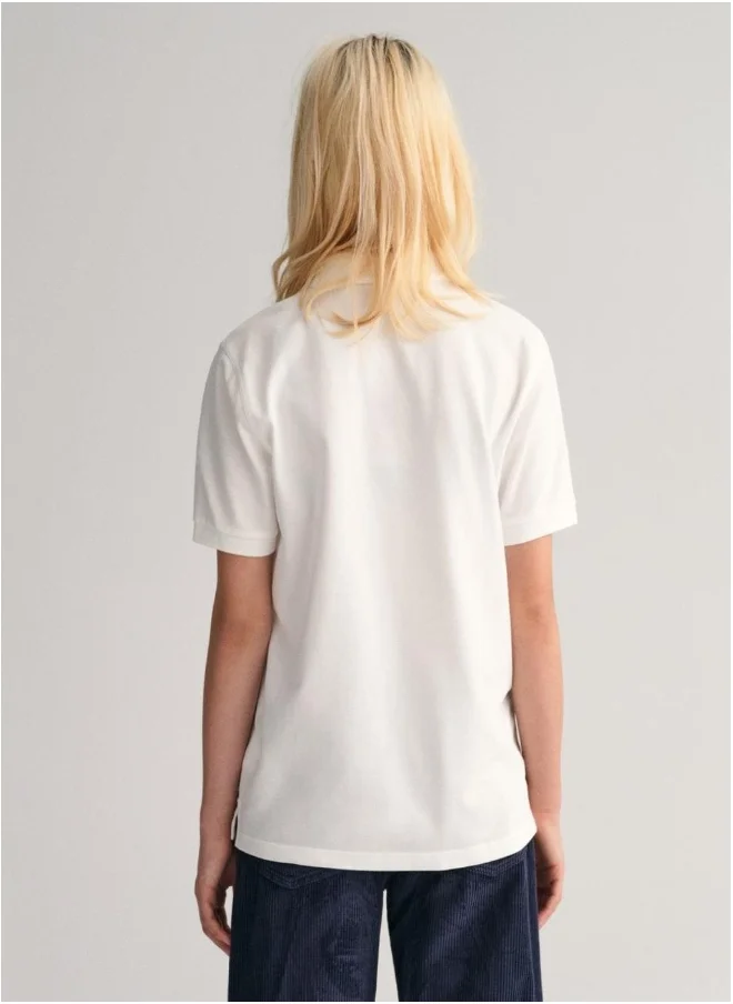 GANT Teens Shield Pique Polo Shirt
