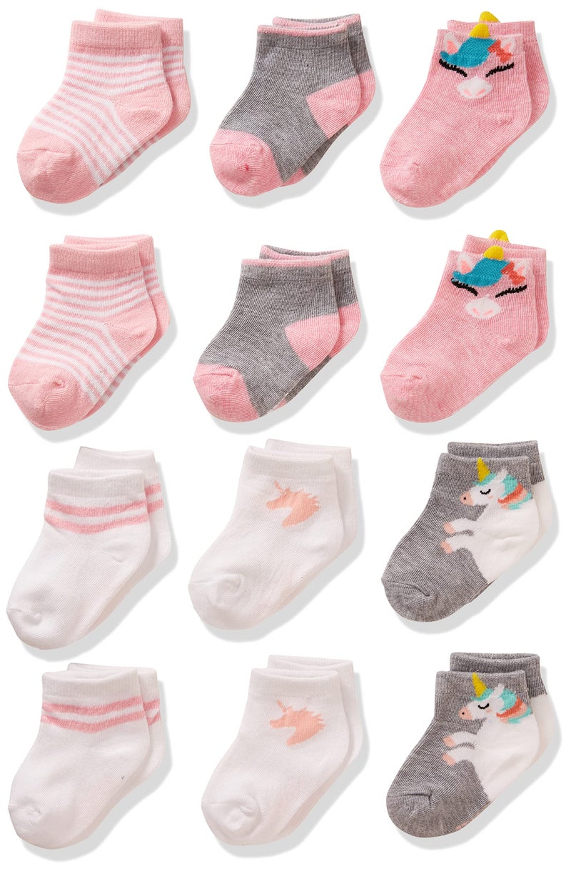 Cherokee Little Girls 12 Pack Shorty Socks - Image 1