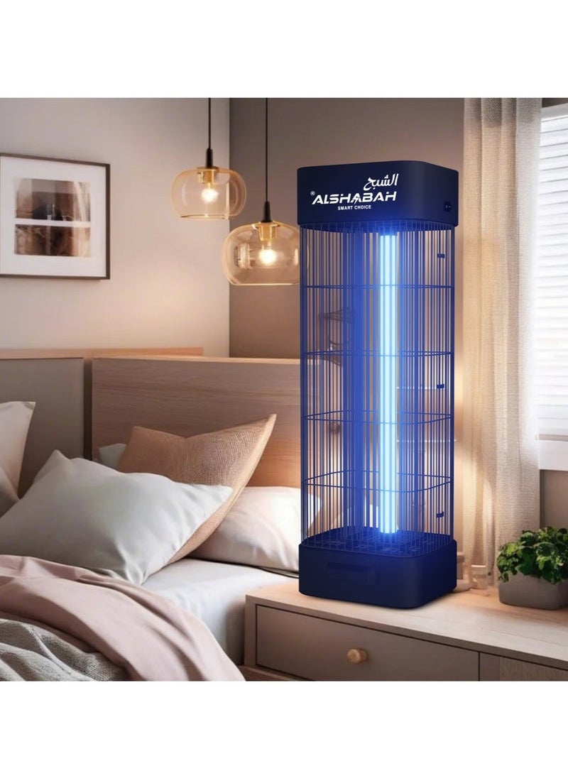 Alshabah - ALSHABAH Original Mosquito Killer, 3800V Smart Killer Mosquito Lamp with 15W UV Light, High Powered Insect Killer for Indoor, Kitchen, Patio, Backyard (Black) - Image 1