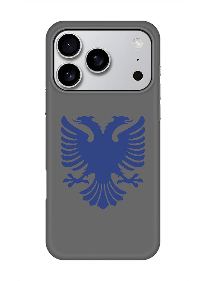 Stylizedd For iPhone 17 Pro,Case, [Compatible with MagSafe] Magnetic cover Slim fit Protection Matte, - Albanian Eagle