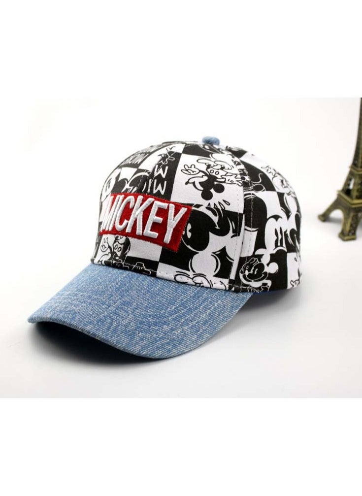 KUYING - New Children's Cartoon Mickey Autumn Outdoor Versatile Hip Hop Baseball Hat - Image 1