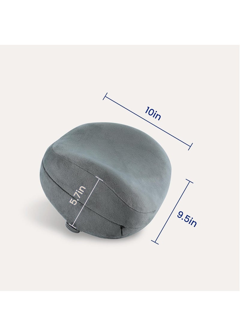 SYOSI - Knee Pillow for Pregnancy Side Sleepers, High Density Memory Foam Leg Pillow with Strap For Back Hip Joint Sciatica Pain Relief Spinal Alignment, Ergonomic Design and Comfort Support - Image 1