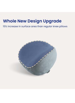 SYOSI Knee Pillow for Pregnancy Side Sleepers, High Density Memory Foam Leg Pillow with Strap For Back Hip Joint Sciatica Pain Relief Spinal Alignment, Ergonomic Design and Comfort Support  - Image 4