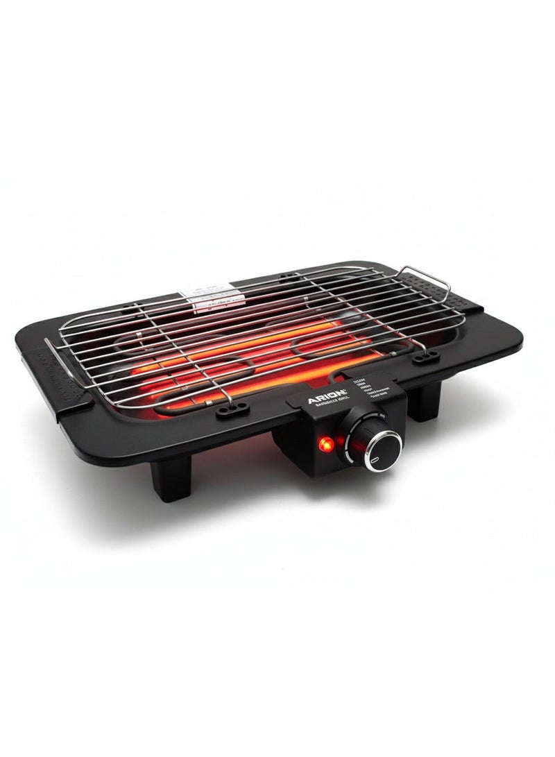 أريون اريون شواية الكهربائية (2400 واط) | للاستخدام الداخلي والخارجي على الطاولة | ترموستات قابل للتعديل | AR-2400WGR - Image 1