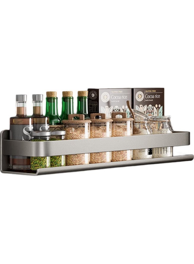 Cobbe Stainless Steel Kitchen Storage Rack, Wall-Mounted Spice Organizer, Kitchen Utensil Holder, Wall-Mounted Seasoning And Condiment Shelf - Image 3