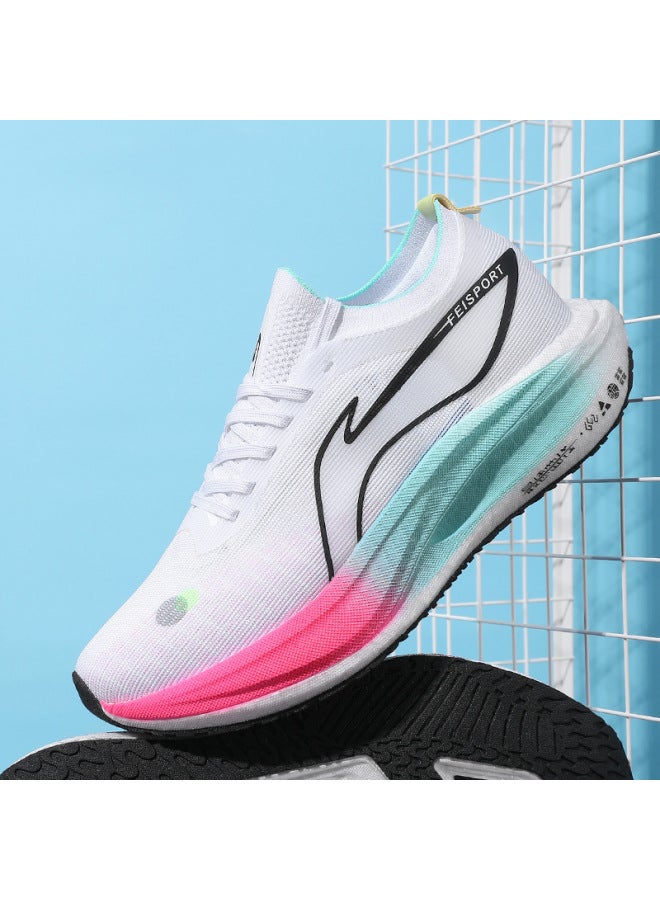 8 Running Shoes Men's Shoes Racing Student Shock-absorbing Limited Edition Pro Running Shoes Summer Sports Red Rabbit Flying Lightning 5e Year Of The Snake Carbon Plate