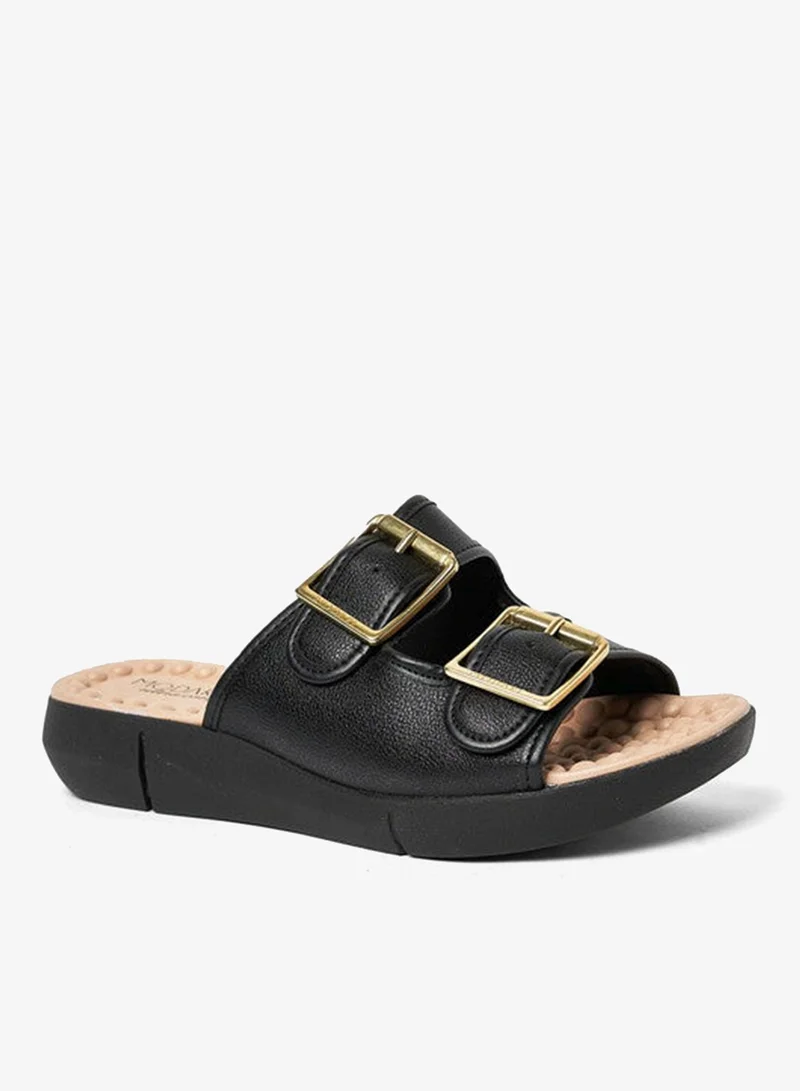 مودار صنادل مسطحة للنساء - صنادل مسطحة أنيقة ونعال مسطحة مريحة للسيدات