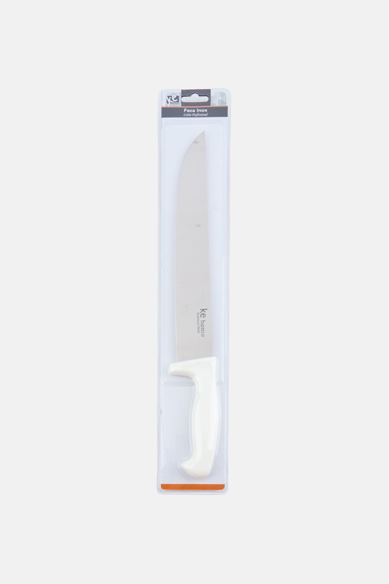 KE Home Stainless Steel Knives, White - Image 1