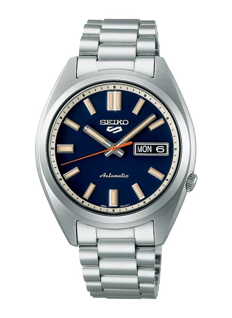 Seiko - ساعة أوتوماتيكية بمينا أزرق ستانلس ستيل للرجال SRPK87K1 - Image 1