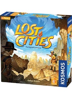Thames & Kosmos Lost Cities Card Game With 6Th Expedition ; Twosided Board For Classic Or New Edition ; By Reiner Knizia ; A Kosmos Game  - Image 1