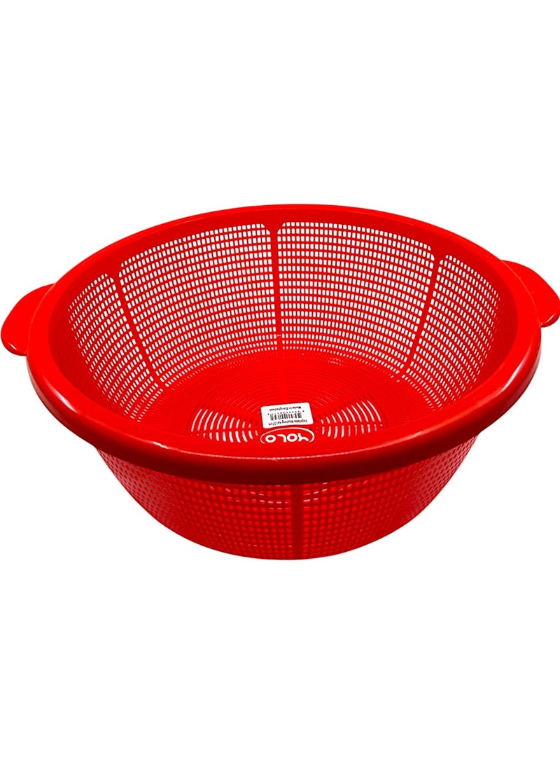 YOLO Multi Purpose Plastic Stainer Colander Washing Net for Fruits, Vegetable and Meat -37cm - Image 1