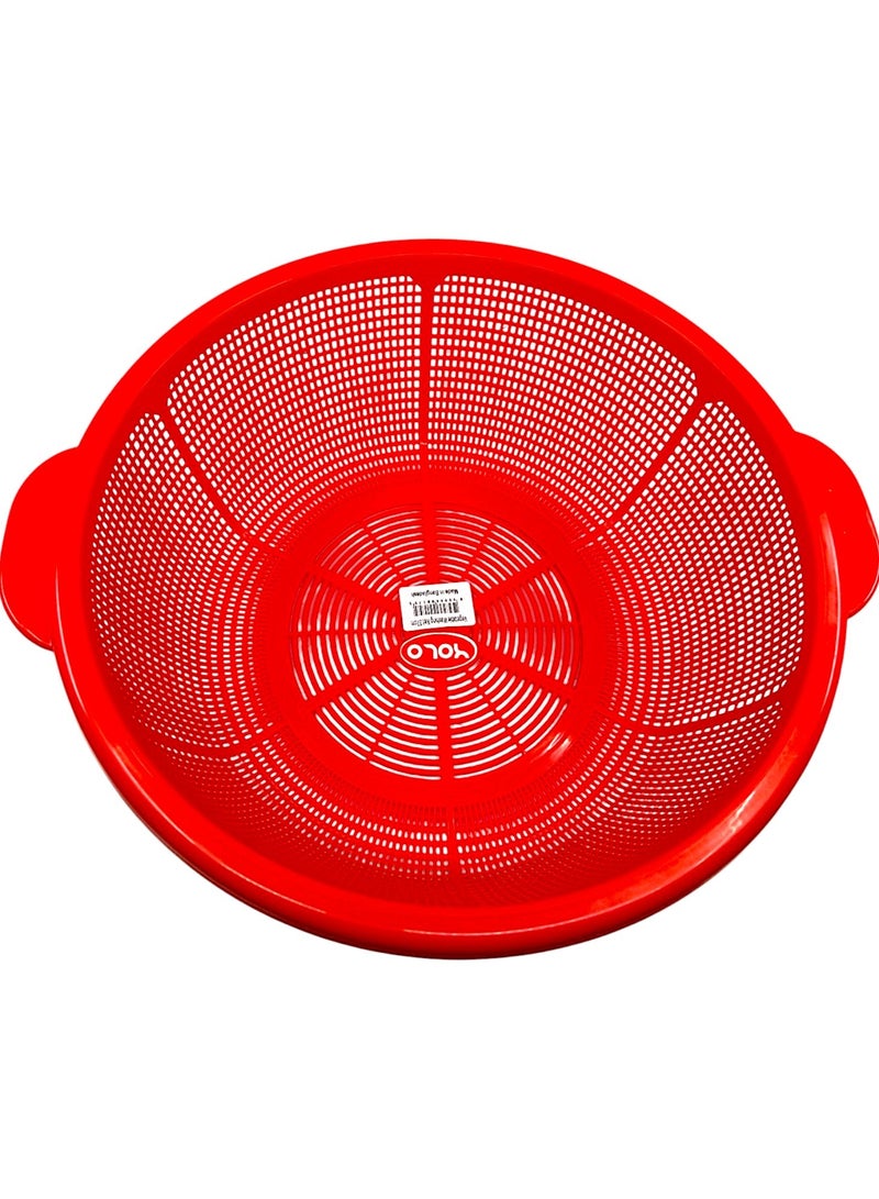 YOLO Multi Purpose Plastic Stainer Colander Washing Net for Fruits, Vegetable and Meat -37cm - Image 3
