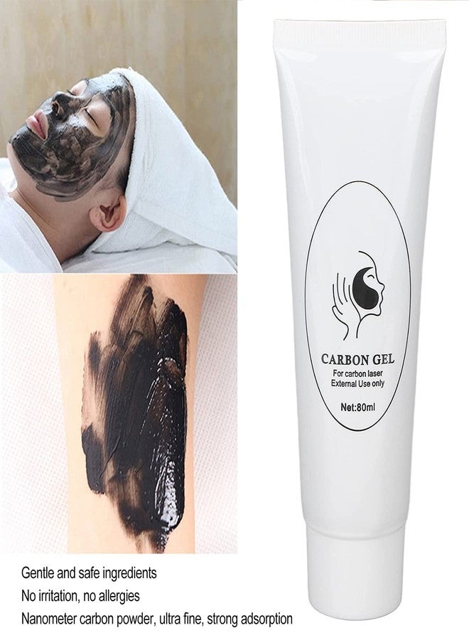 Maani 80ML Carbon Peel Cream Gel for Skin Rejuvenation Black Doll,Facial Skin Deep Cleaning with Carbon Gel Nano Activated Carbon for Laser Carbon Cream - Image 3