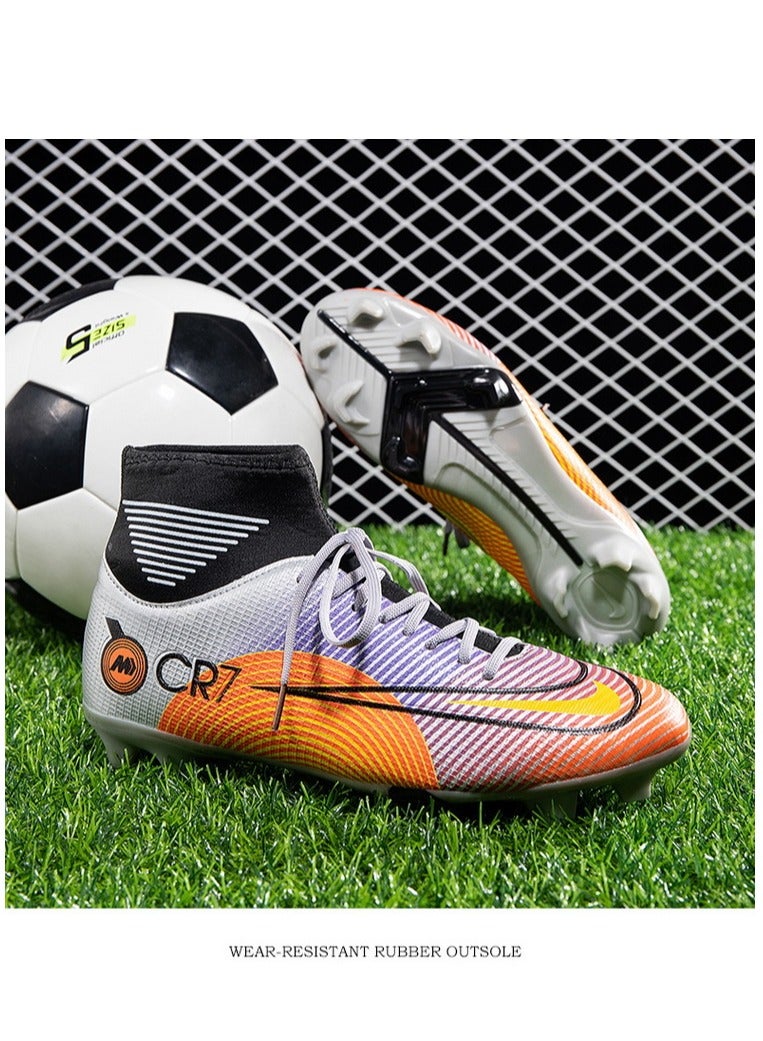 Men's football shoes, suitable for outdoor and indoor professional teenage boy football shoes, men's and women's universal football shoes. - Image 2