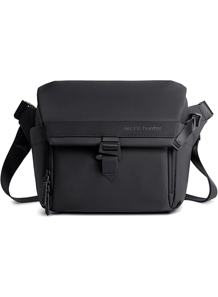 ah arctic hunter Camera Bag, Small Camera Case with Tripod Holder, Compact Camera Shoulder Bags for DSLR/SLR/Mirrorless Cameras Water Resistant Laptop Bag for Men - Image 1