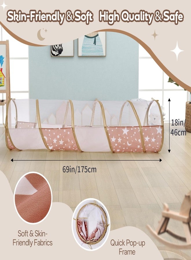 PXFAYSFQ Kids Play Tunnel Tent for Toddlers, 70" x 18" Baby Tunnel Crawl Indoor, Play Tunnel for Kids to Crawl Through for Baby or Pet, Indoor & Outdoor Toys for Backyard Playset - Image 2
