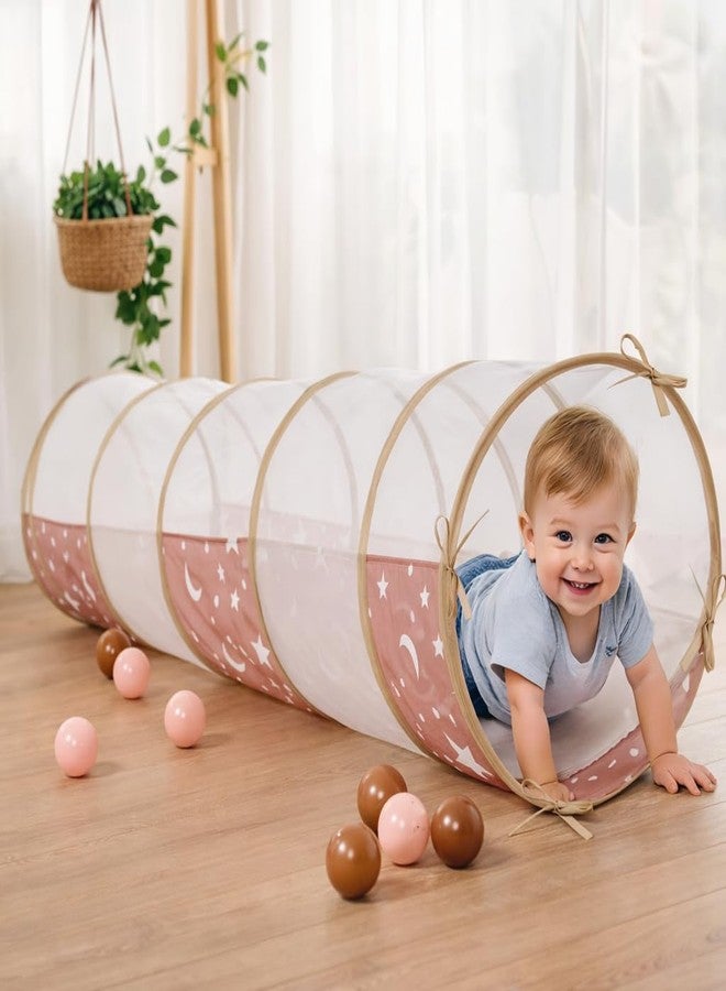 PXFAYSFQ Kids Play Tunnel Tent for Toddlers, 70" x 18" Baby Tunnel Crawl Indoor, Play Tunnel for Kids to Crawl Through for Baby or Pet, Indoor & Outdoor Toys for Backyard Playset - Image 1