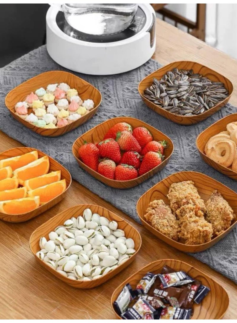 طقم تسالي واسناكس 6 قطع مع حامل – تصميم أنيق وعصري IR - Image 1