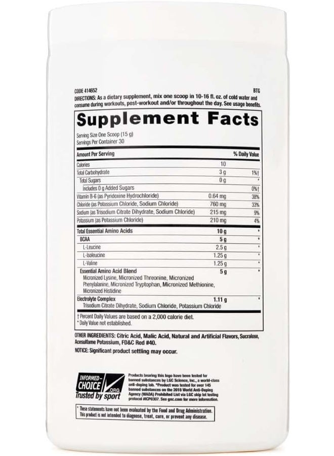 جي إن سي برو بيرفورمانس إسينشال أمينو كومبليت، فراولة كيوي، 15.87 أونصة، يدعم تعافي العضلات - Image 2