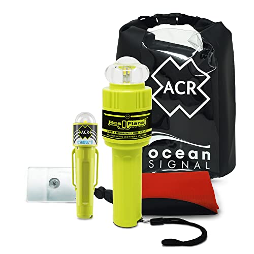 ACR ResQFlare E-Flare Safety Kit - Marine Electronic Boat Flare Meets USCG Daytime and Nighttime Coast Guard Boating Requirements, Emergency Flare for Boating, Marine Safety, Boat Survival - Image 1