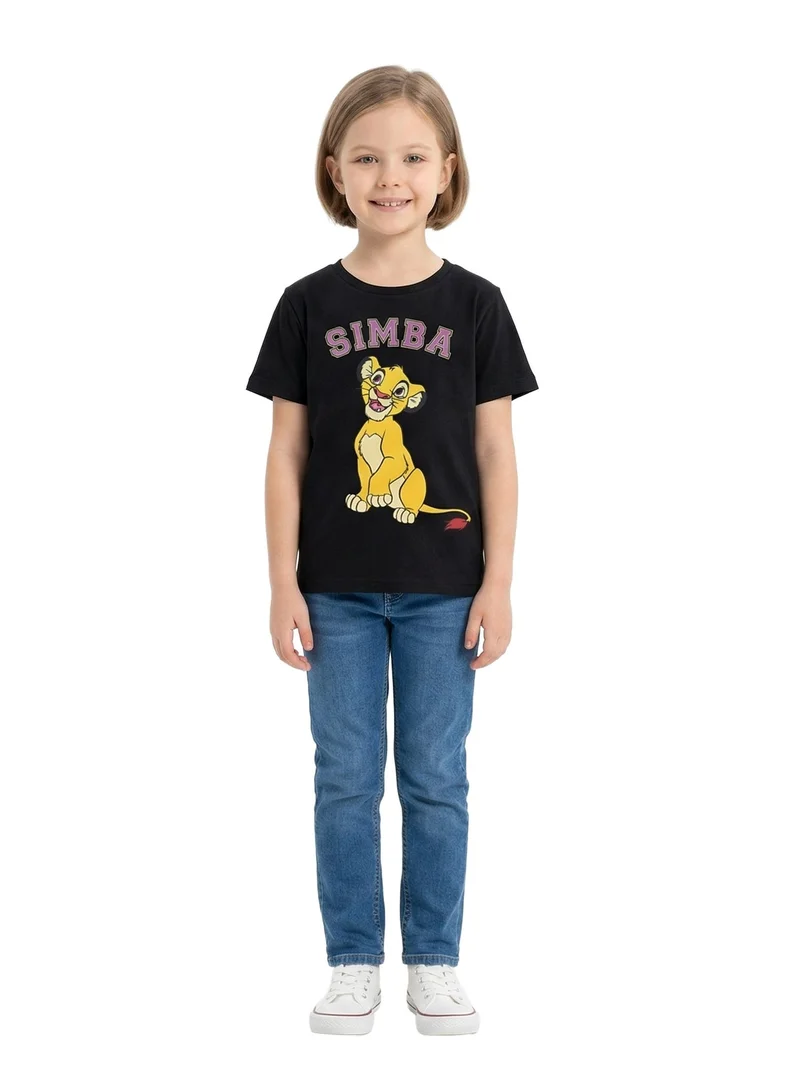 Disney  Teen Girls Disney Simba Graphic T-Shirt for Kids | Best Price UAE