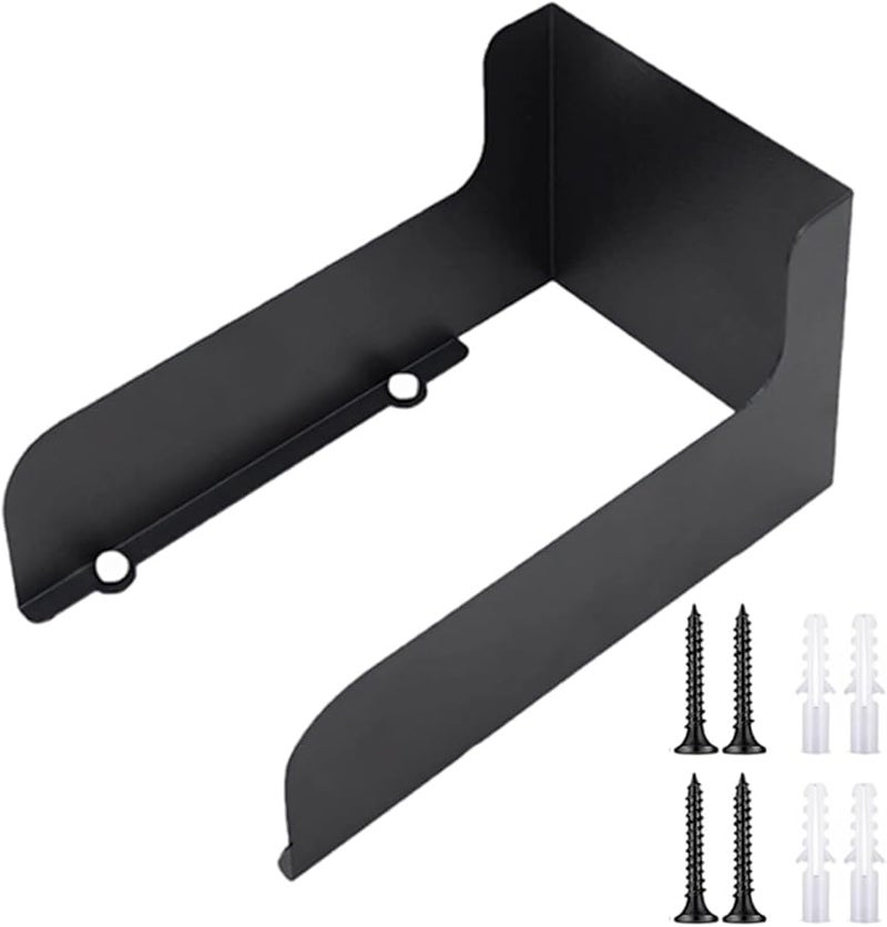 Black Metal Video Doorbell Cover with Rain and Sun Guard Mounting Kit - Image 2