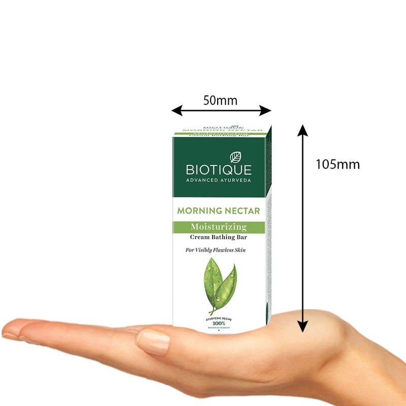 Biotique Bio Morning Nectar Flawless Cream Bathing Bar 150g Biotique Bio Orange Peel Revitalizing Body Soap 150g - Image 4