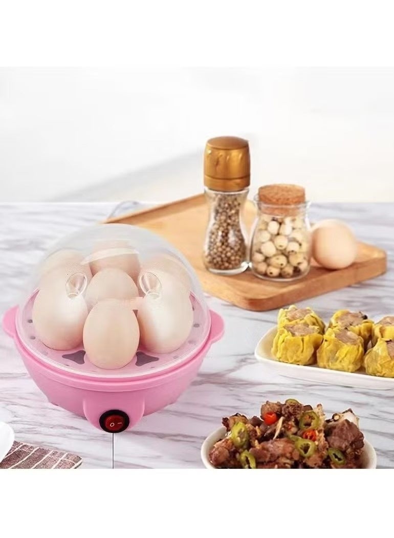 Rapid Electric Egg Cooker - 7 Egg Capacity Poacher & Steamer with Auto Shut-Off, Stainless Steel Heating Plate, Multifunction Egg Boiler for Hard Boiled, Poached & Custard - Image 3