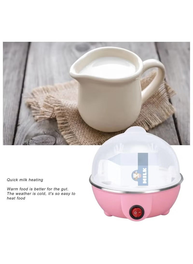 Rapid Electric Egg Cooker - 7 Egg Capacity Poacher & Steamer with Auto Shut-Off, Stainless Steel Heating Plate, Multifunction Egg Boiler for Hard Boiled, Poached & Custard - Image 4