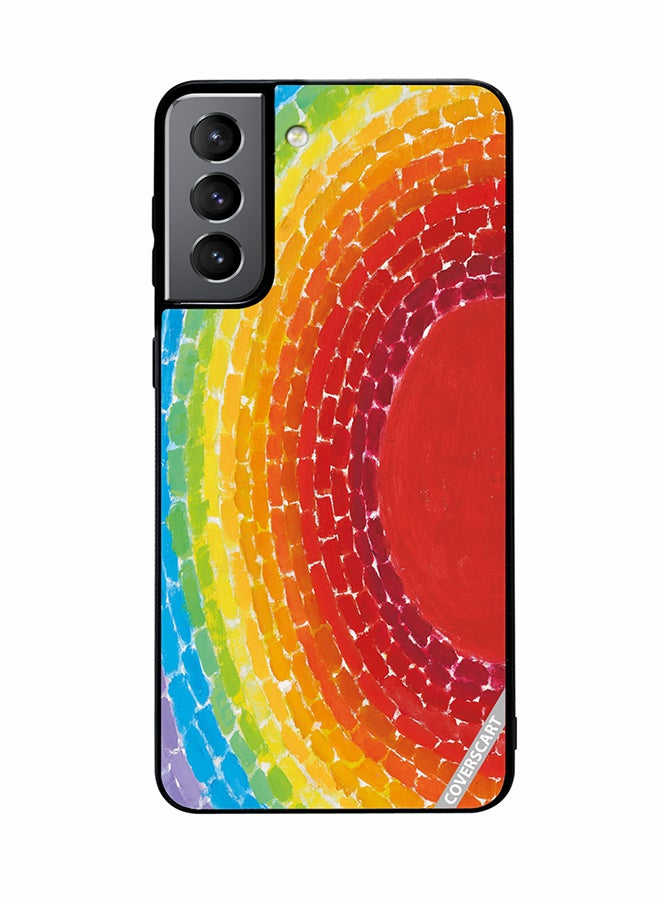 Protective Case Cover For Samsung Galaxy S21 FE 5G Alma Thomas Art Design Multicolour