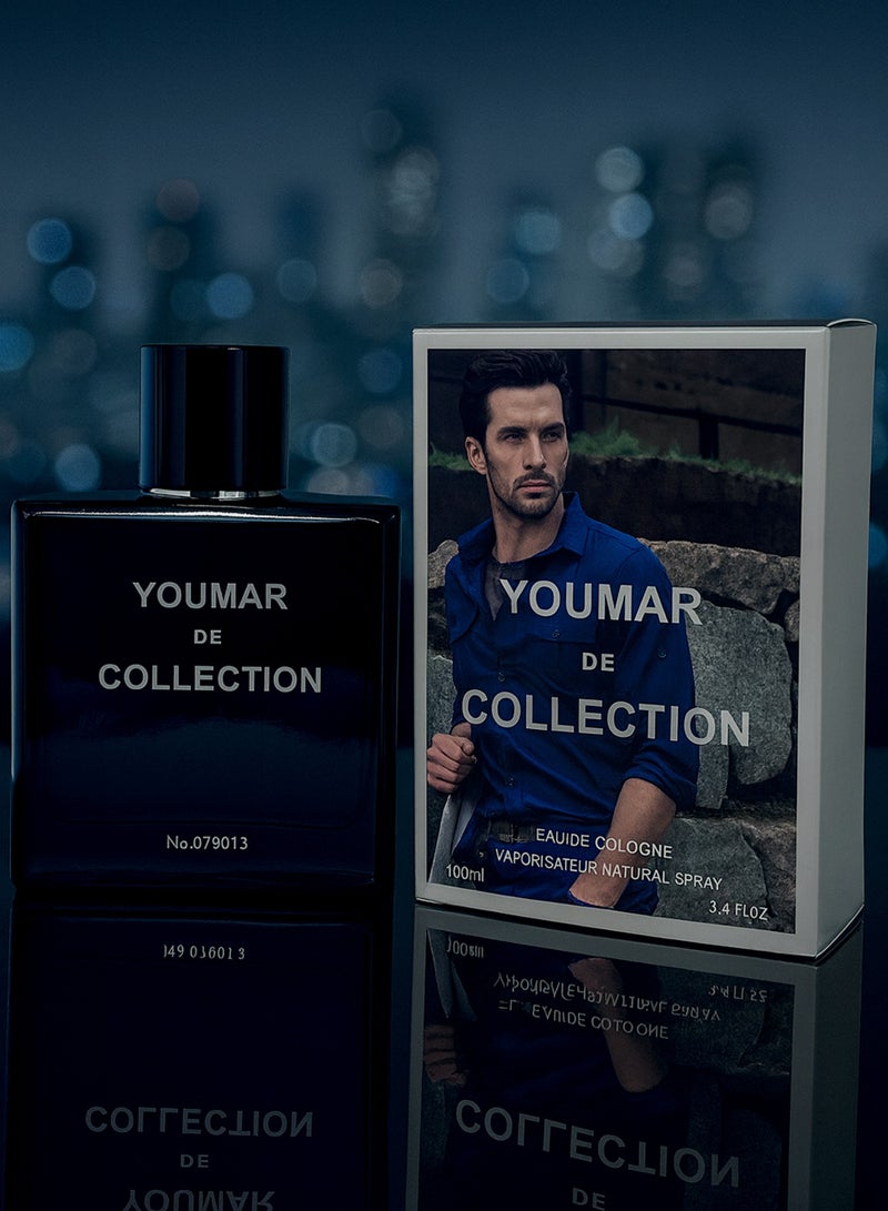 يومار أفضل عطر رجالي | مجموعة يومار رقم 9013 | عطر فاخر بنفحات الحمضيات والعنبر والخشب | كولونيا طويلة الأمد للرجال - Image 3