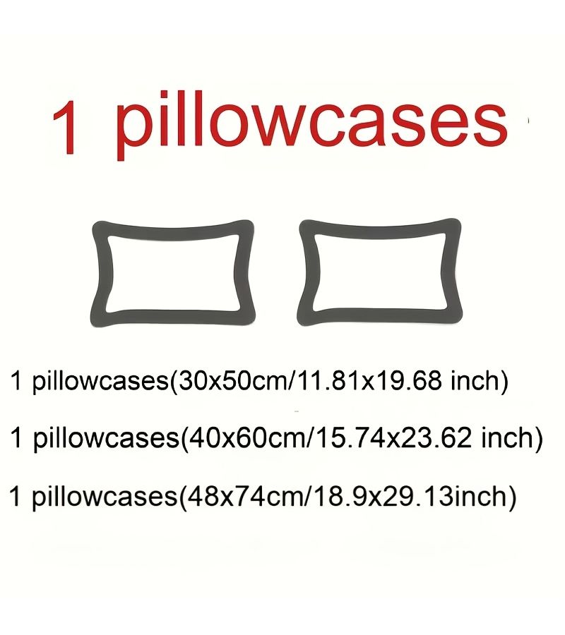 Cooling Light Blue Pillowcase Breathable Smooth Lightweight Machine Washable Home Bedroom Hotel Use - Image 3