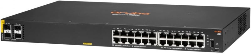 HPE Aruba 6000 24G 4SFP Managed Network Switch, R8N88A - Image 2