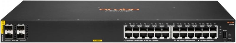 HPE Aruba 6000 24G 4SFP Managed Network Switch, R8N88A - Image 1