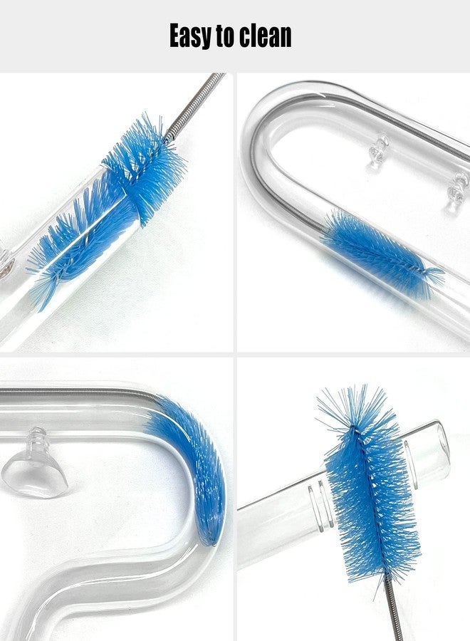 FZONE 20mm Aquarium Glass Lily Pipe Kits with Lily Inflow Lily Outflow and Brush for 3/4" ID (19/25mm) Tubing - Image 4
