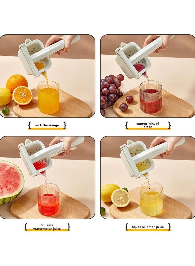 CMGTYYD. عصارة يدوية، عصارة فواكه يدوية، عصارة فواكه يدوية، عصارة فواكه يدوية متعددة الاستخدامات لعصارة البطيخ والليمون والبرتقال والعنب - Image 3