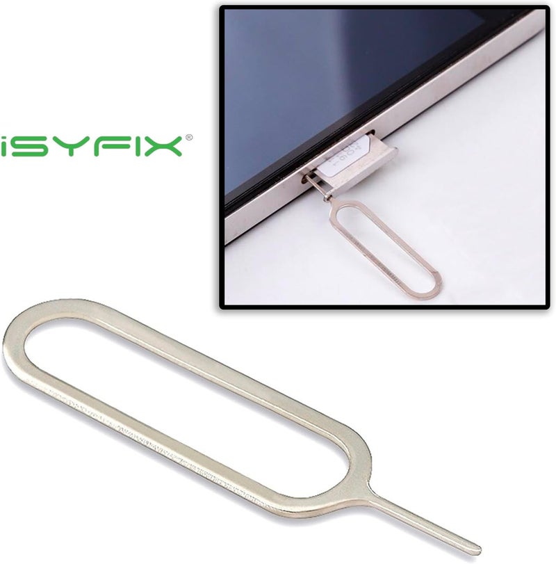 iSYFIX Sim Card Tray Pin Eject Removal Tool Needle Opener Ejector 10X Pack by for All iPhone, Apple iPad, HTC, Samsung Galaxy, and Most Smartphone Brands - Image 2