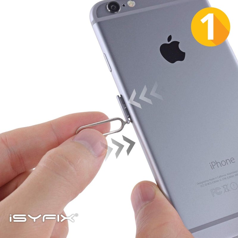 iSYFIX Sim Card Tray Pin Eject Removal Tool Needle Opener Ejector 10X Pack by for All iPhone, Apple iPad, HTC, Samsung Galaxy, and Most Smartphone Brands - Image 3