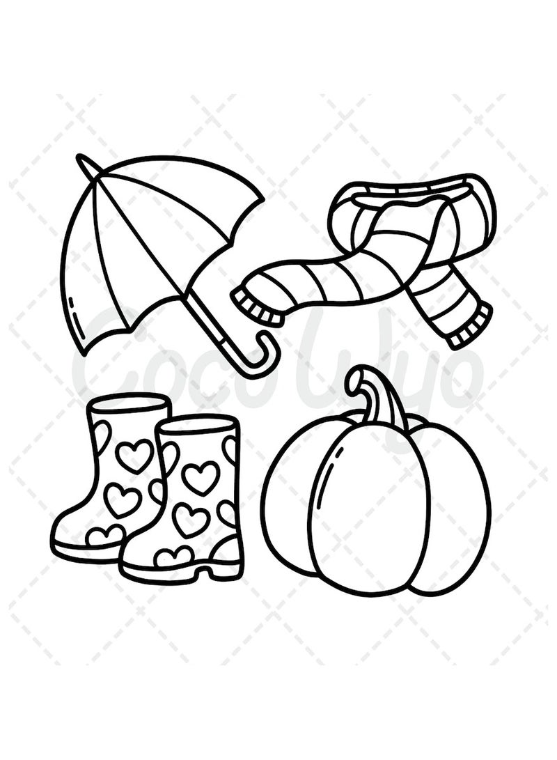 تخفيف التوتر: كتاب تلوين للكبار والصغار، 52 صفحة مرسومة يدويًا، 8.5 × 8.5 بوصة، تصميمات جريئة وسهلة وبسيطة وكبيرة للاسترخاء، تتميز بحيوانات ومناظر طبيعية وزهور وأنماط وأشياء لطيفة وغيرها الكثير (تلوين جريء وسهل) - Image 3